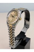36mm • 1976 Rolex DateJust ref.16013 cal.3035 Champagne Dial 18k Gold Bezel Automatic